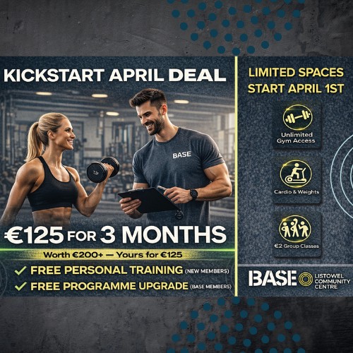BASE Gym Listowel April Offer