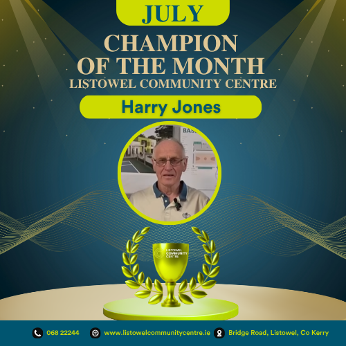 Champions of the Month_Listowel Community Centre_July Champion of the Month July 2026