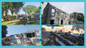 Building project progress Listowel Community Centre
